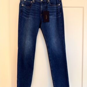 NWT rag & bone deep blue low rise boyfriend jeans